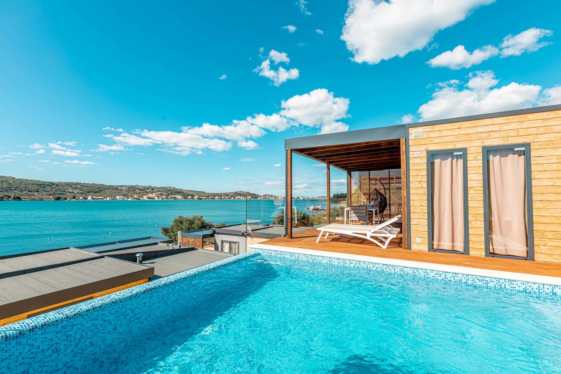 Luxury couple camping villa with SwP - terrace